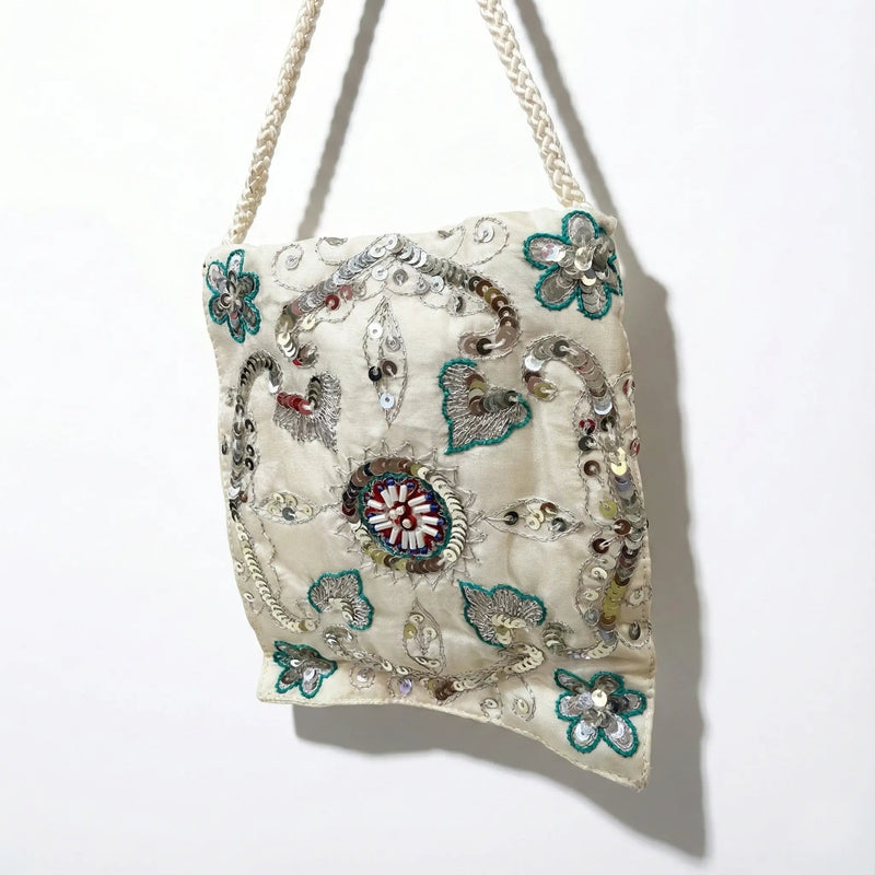 Embroidered Boho Style Shoulder Bag Rolling Bargains