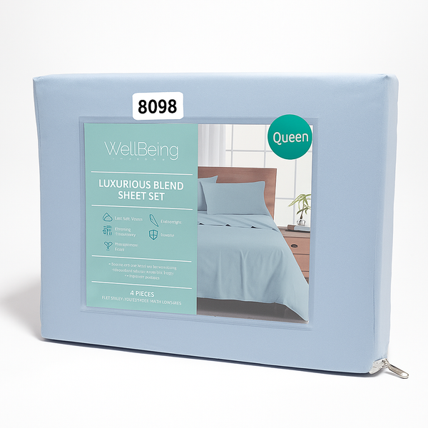 Queen 4-Piece Sheet Set Luxurious Blend