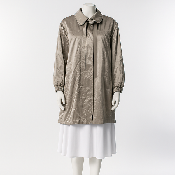 Silk Trench Coat