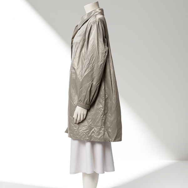 Silk Trench Coat