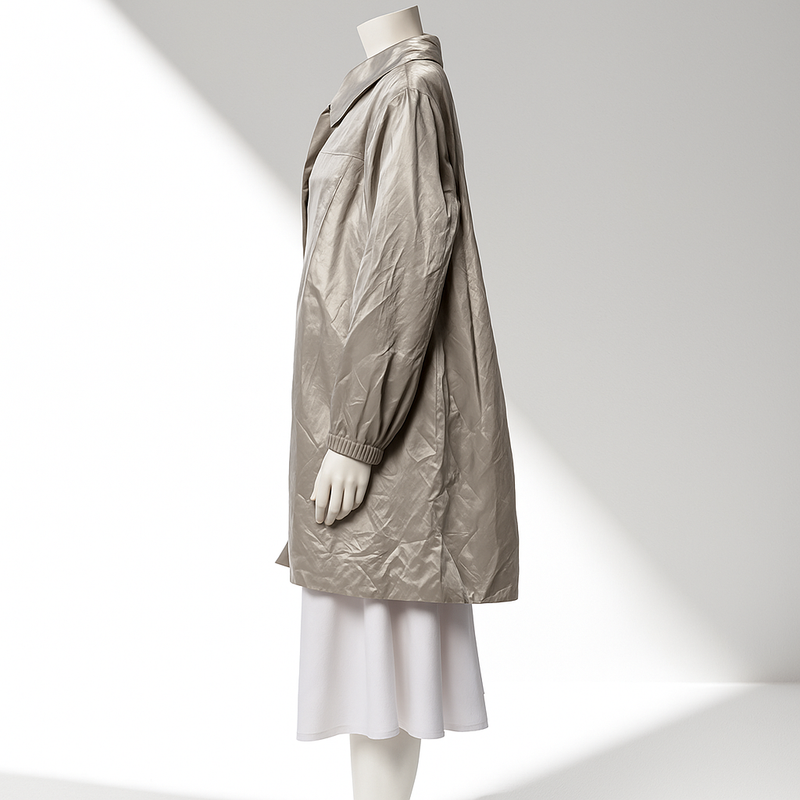 Silk Trench Coat