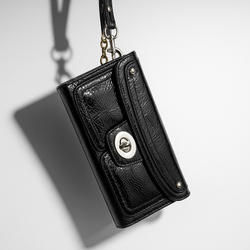 Black Patent Leather Wallet/Clutch