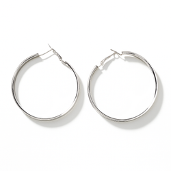 Silver Hoop Earrings