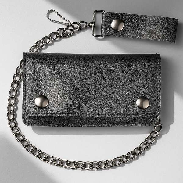 Leather Chain Wallet