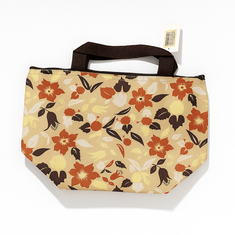 Floral Print Small Tote Bag