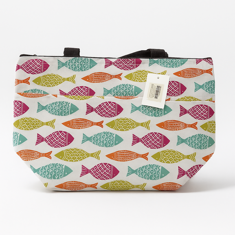 Floral Print Small Tote Bag