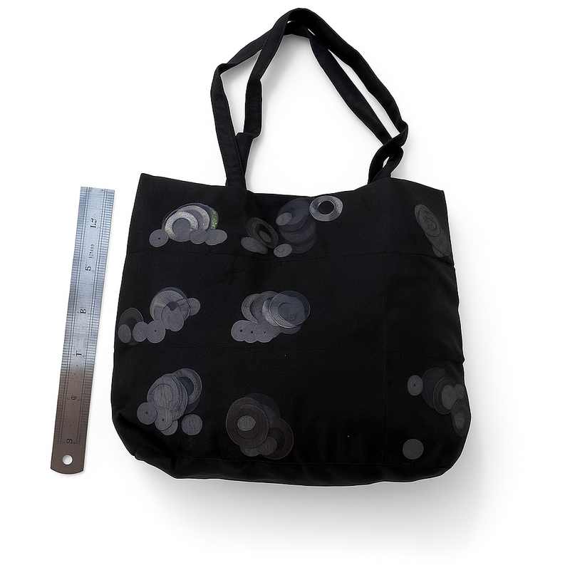 Sequin-embellished mini tote bag