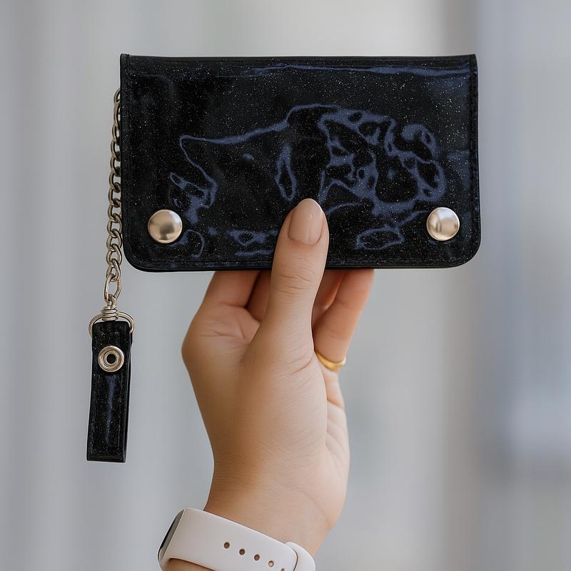 Leather Chain Wallet