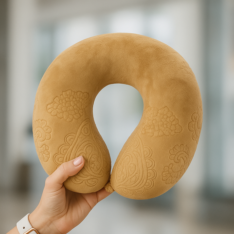 Memory Foam Travel Pillow Rolling Bargains