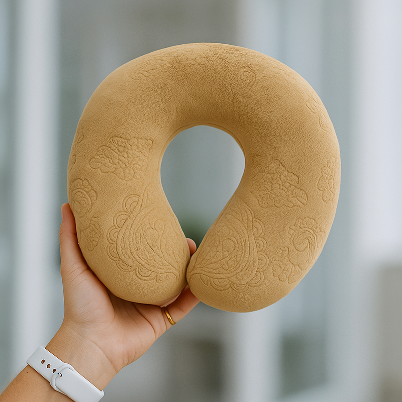 Memory Foam Travel Pillow Rolling Bargains