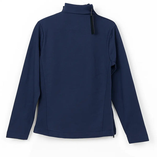 Free Soldier Women's Navy Blue Thermal Pullover with Pockets Rolling Bargains