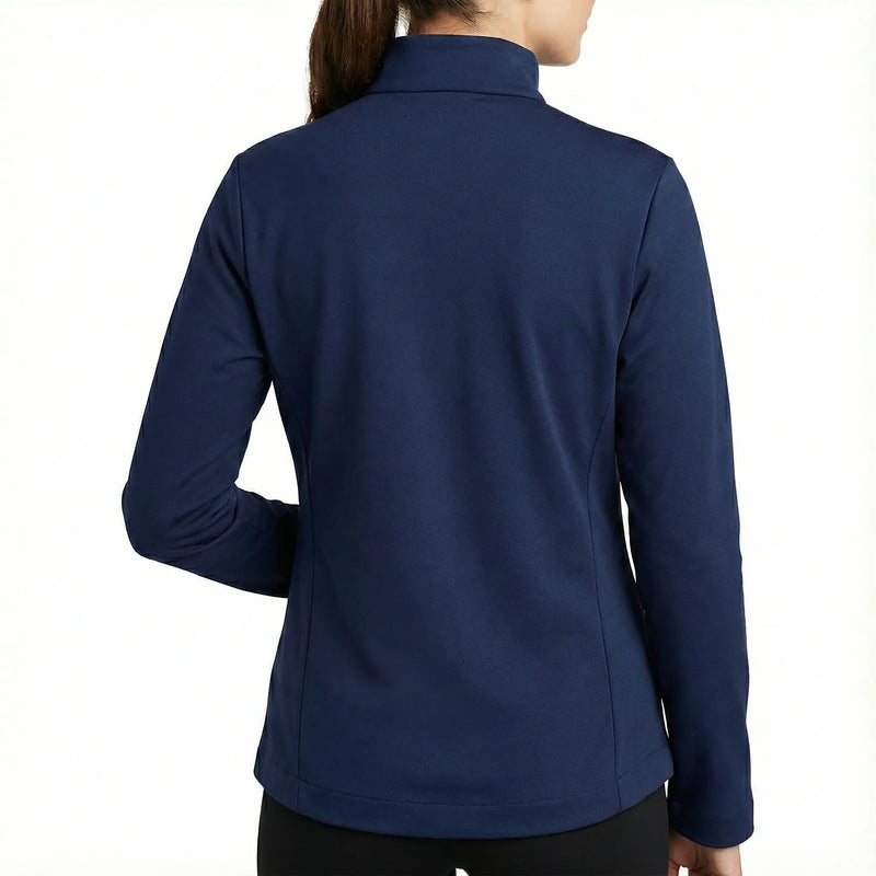 Free Soldier Women's Navy Blue Thermal Pullover with Pockets Rolling Bargains