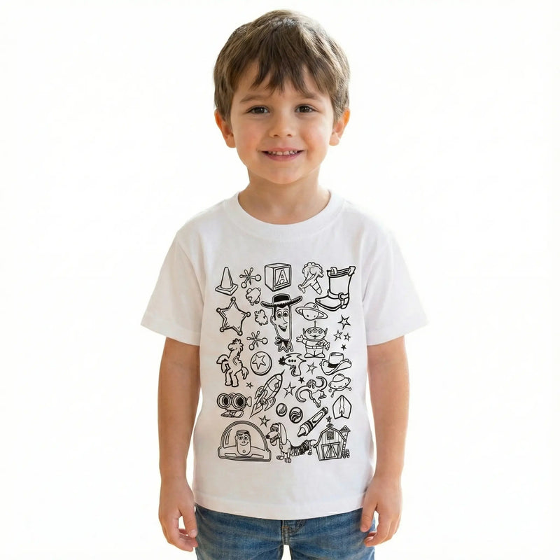 Toy Story- Graphic T-Shirt Youth Small Rolling Bargains