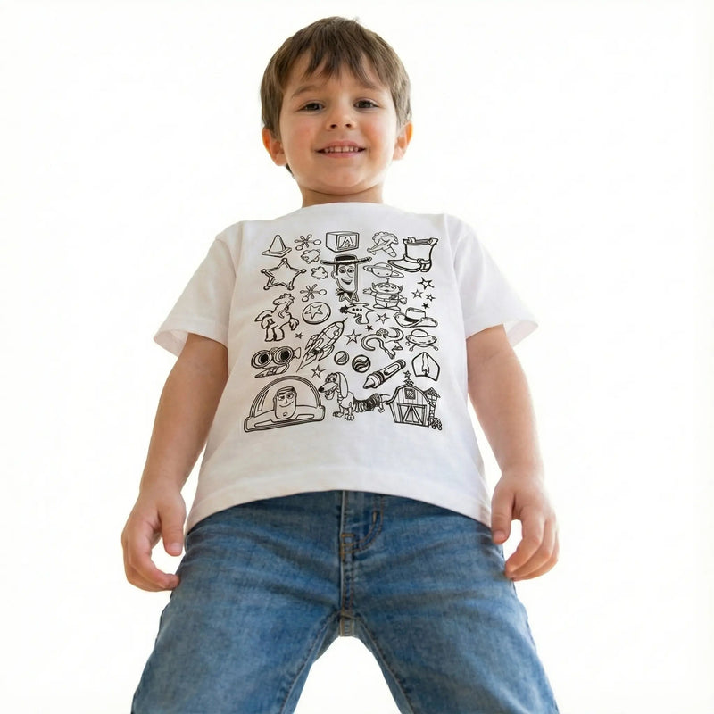 Toy Story- Graphic T-Shirt Youth Small Rolling Bargains