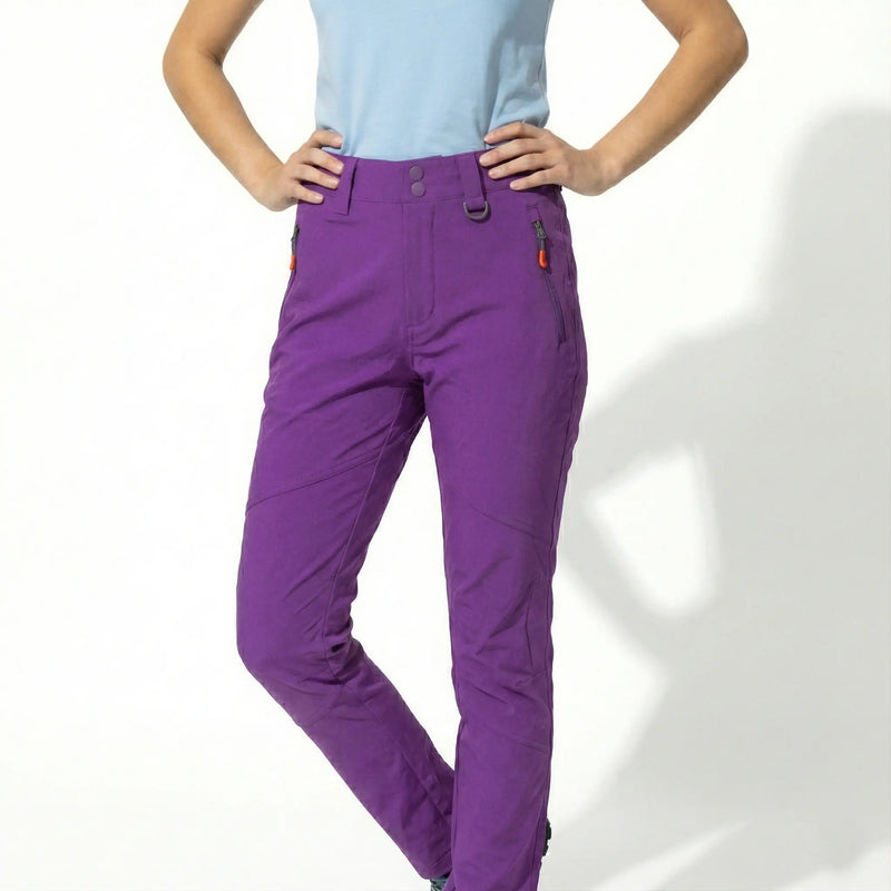 Women’s Purple Ski / Snow Pants – Waterproof, Insulated, Winter Outdoor Rolling Bargains