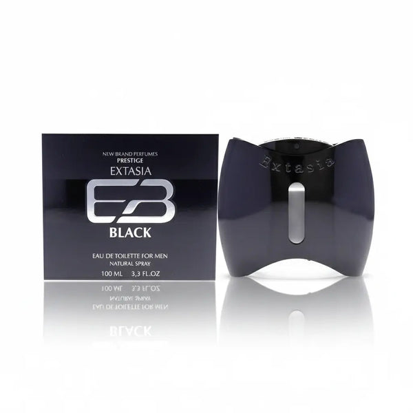 Extasia Black Eau De Toilette Spray for Men Rolling Bargains
