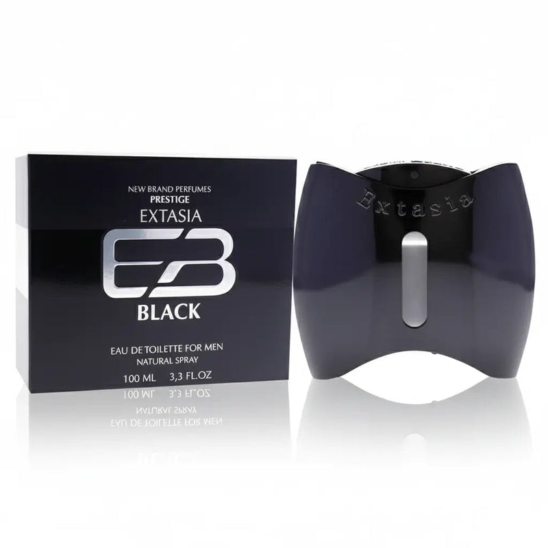 Extasia Black Eau De Toilette Spray for Men Rolling Bargains