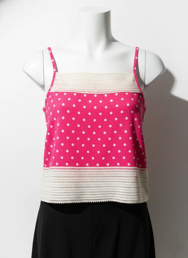 Pretty Polka Dot Cami Top Rolling Bargains